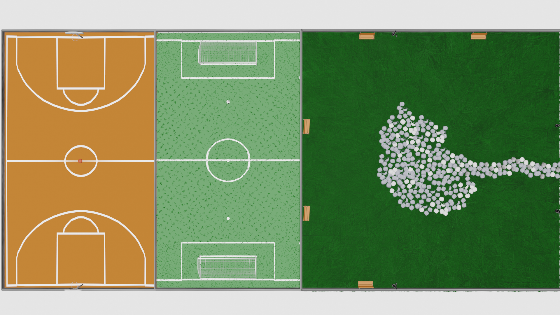 SANOKSİM Bahçe Yukarıdan